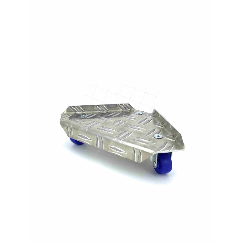 PLATEAU A Ruote D'ANGLE PER SPOSTARE ARMADI CARICO 70 KG UNITARIO