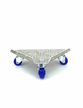 PLATEAU A Ruote D'ANGLE PER SPOSTARE ARMADI CARICO 70 KG UNITARIO
