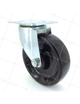 Ruota RESISTENTE AL CALORE DIAMETRO 125 mm CARICO 100KG -S2 270° 125 • Caujolle