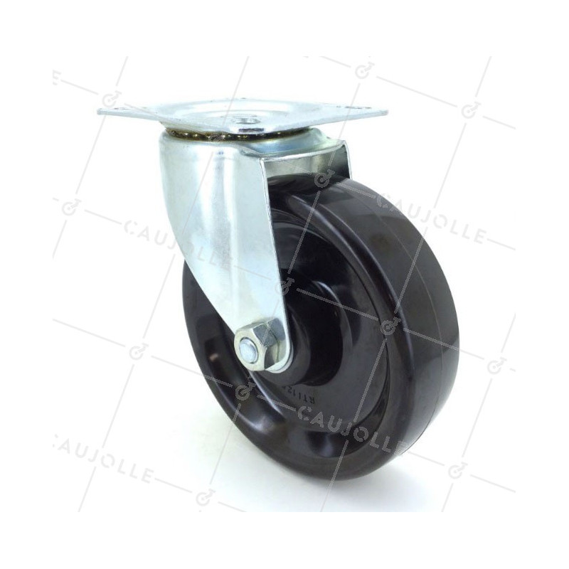 Ruota RESISTENTE AL CALORE DIAMETRO 125 mm CARICO 100KG -S2 270° 125