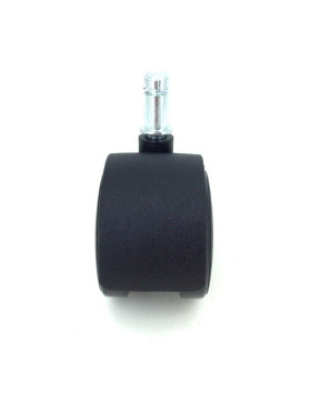 Ruota DI SEDIA A CLIP DIAMETRO 50 MM CON ASTA LISCIA DI 10 MM CARICO 50 KG - S49TL 50/10