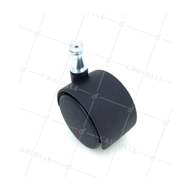 Ruota DI SEDIA A CLIP DIAMETRO 50 MM CARICO 50 KG CON Asta liscia DI 11 MM - S49TL 50/11