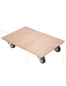 PIANO RULLANTE IN LEGNO 40x60 CM CARICO 250 KG • Caujolle
