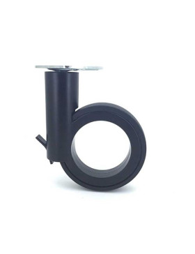 Ruota FUTURISTICA NERA A Piastra DIAMETRO 110 MM CARICO 45 KG - GRAVITY110PN