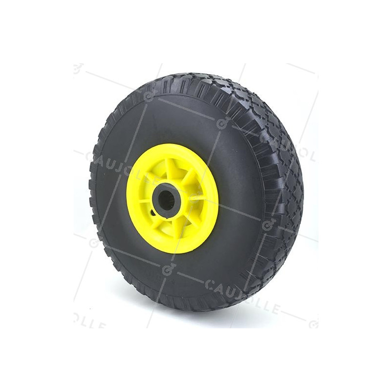Ruota DI Carrello a mano INCREPPIBILE DIAMETRO 260 MM ASSE 20 MM S4000PR20