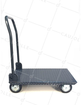 CARRELLO DI MANUTENZIONE PIEGHEVOLE IN ACCIAIO PIANO DI 805X445 MM CARICO 400 KG