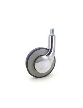 Ruota A RODAGGIO FILETTATO DESIGN DIAMETRO 80 MM CARICO 25 KG - S45TF