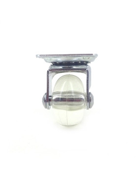 Ruota DESIGN TRASPARENTE FLESSIBILE DIAMETRO 35 MM CARICO 35 KG - CRYSTAL35P