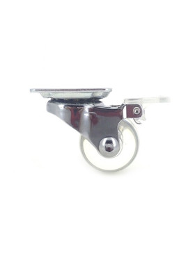 Ruota DESIGN A FRENTE TRASPARENTE SOFFICE A FRENTE DIAMETRO 35 MM CARICO 35 KG - CRYSTAL35PAF