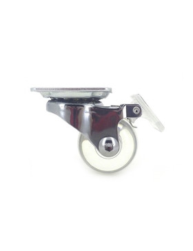 Ruota DESIGN A FRENTE TRASPARENTE SOFFICE A FRENTE DIAMETRO 35 MM CARICO 35 KG - CRYSTAL35PAF