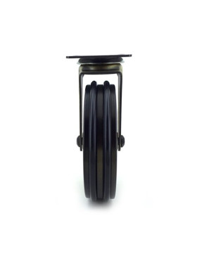 Ruota DESIGN RETRO IN ALLUMINIO DORATO DIAMETRO 125 MM CARICO 70KG - GOLDSTYL125P