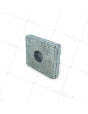 TARGHETTA PER PIVOT DI CANCELLO CARICO 100 KG - BASE PIATTA • Caujolle