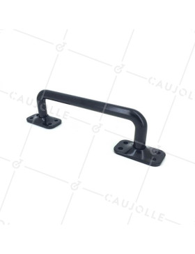 MANIGLIA TUBOLARE IN ACCIAIO NERO PER CANCELLO LUNGHEZZA 225 MM DIAMETRO 14 MM • Caujolle