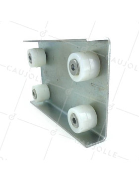 GUIDA PER PORTA SCORREVOLE DI LARGHEZZA DA 40 MM A 44 MM • Caujolle