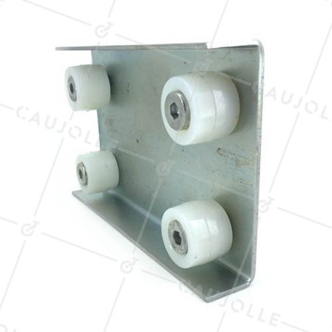 GUIDA PER PORTA SCORREVOLE DI LARGHEZZA DA 40 MM A 44 MM • Caujolle
