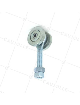 CARRELLO 2 RULLI PER PORTA SUSPESO DI 100 KG - MEDIO 4.4.4 • Caujolle