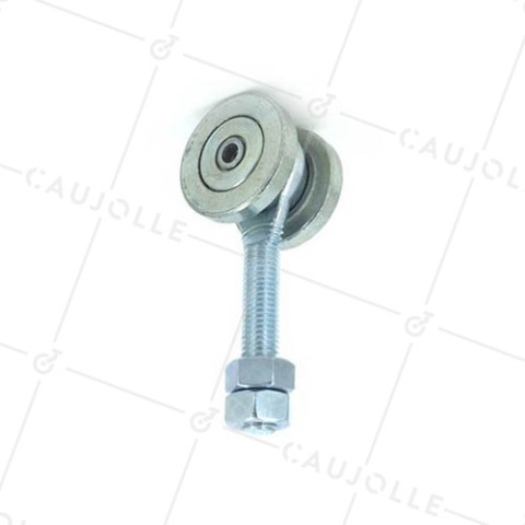 CARRELLO 2 RULLI PER PORTA SUSPESO DI 100 KG - MEDIO 4.4.4 • Caujolle
