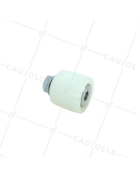 Rullo di guida GUIDA IN NYLON PER PORTA SCORREVOLE DIAMETRO 35 MM LUNGHEZZA 30 MM CON BULLONE DA 10 MM - OL3530 • Caujolle