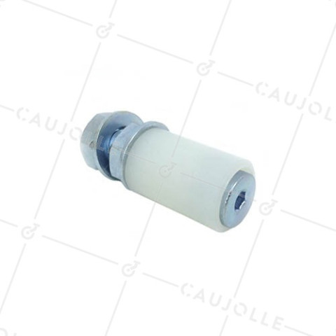Rullo di guida GUIDA IN NYLON PER PORTA SCORREVOLE DIAMETRO 26 MM LUNGHEZZA 40 MM CON BULLONE DA 14 MM - OL2640 • Caujolle