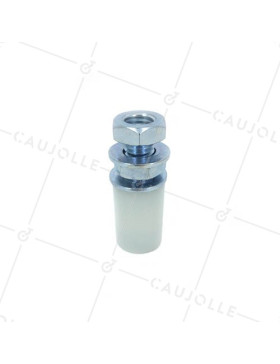 Rullo di guida GUIDA IN NYLON PER PORTONE SCORREVOLE DIAMETRO 26 MM LUNGHEZZA 40 MM