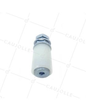 Rullo di guida GUIDA IN NYLON PER PORTONE SCORREVOLE DIAMETRO 26 MM LUNGHEZZA 40 MM