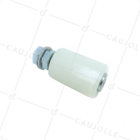 Rullo di guida DI GUIDA PER PORTA ALETTATO DIAMETRO 40 MM LUNGHEZZA 60 MM CON BULLONE DI 14 MM - OL4060 • Caujolle