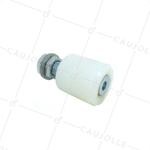 Rullo di guida GUIDA IN NYLON PER PORTA DIAMETRO 40 MM LUNGHEZZA 44 MM CON BULLONE DA 16 MM - OL4044 • Caujolle