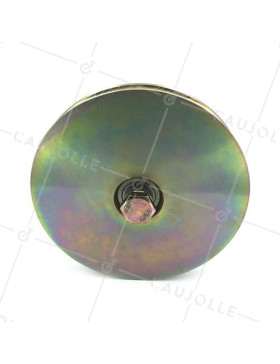 RUOTA PER PORTA SCORREVOLE CON GROTTA TONDA STRETTA DI 17 MM E DIAMETRO 160 MM