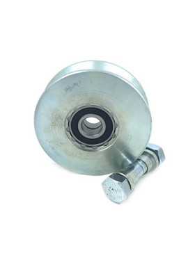 Ruota DI PORTA LARGA A Gola TRIANGOLARE DI 10 MM DI PROFONDITÀ E DIAMETRO 100 MM