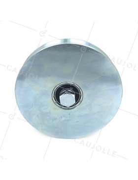 Ruota DI PORTA LARGA A Gola TRIANGOLARE DI 10 MM DI PROFONDITÀ E DIAMETRO 160 MM