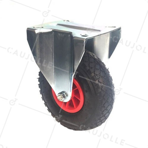 Ruota GONFIABILE FISSO DIAMETRO 260 MM CARICO 80 KG - S21-1 260 • Caujolle