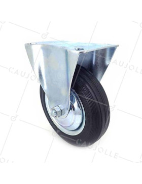 Ruota FISSA DI MANUTENZIONE DIAMETRO 160 MM CARICO 150KG - S73C 160 • Caujolle