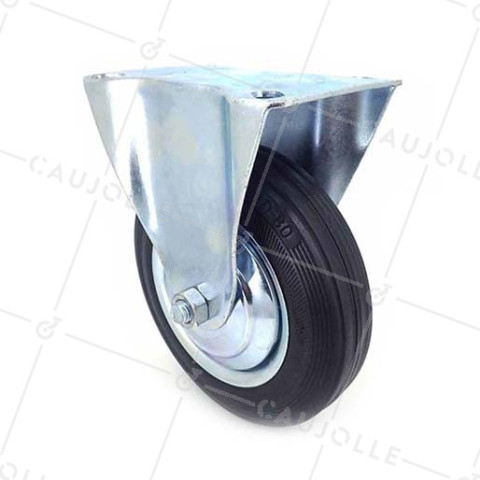 Ruota FISSA DI MANUTENZIONE DIAMETRO 160 MM CARICO 150KG - S73C 160 • Caujolle