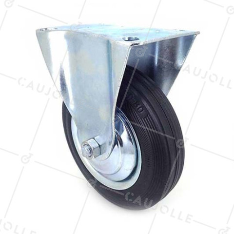 Ruota FISSA DI MANUTENZIONE CLASSICA DIAMETRO 200MM CARICO 180KG - S73C 200 • Caujolle