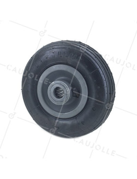 Ruota DI CARRELLO GONFIATA DIAMETRO 200 MM CARICO 50KG ASSE 20 MM - S3000R20LIGNE • Caujolle