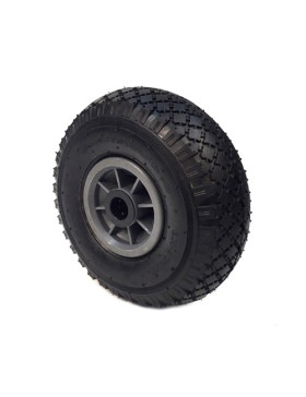 Ruota DI Carrello a mano GONFIATA DIAMETRO 260 MM ASSE 25 MM S2700P (PNEUMATICO 3.00-4)