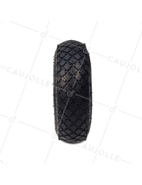 Ruota DI Carrello a mano GONFIATA DIAMETRO 260 MM ASSE 25 MM S2700P (PNEUMATICO 3.00-4)