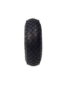 Ruota DI Carrello a mano GONFIATA DIAMETRO 260 MM ASSE 25 MM S2700P (PNEUMATICO 3.00-4)