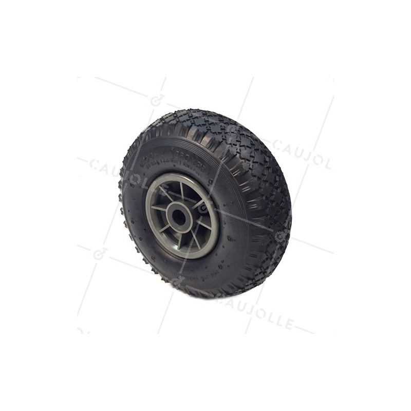 Ruota DI Carrello a mano GONFIATA DIAMETRO 260 MM ASSE 20 MM S2700P (PNEU 3.00-4)
