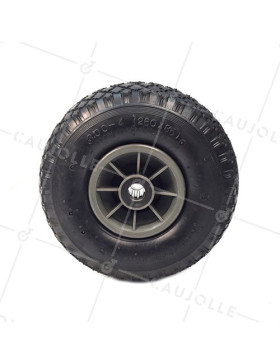 Ruota DI Carrello a mano GONFIATA DIAMETRO 260 MM ASSE 20 MM S2700P (PNEU 3.00-4)