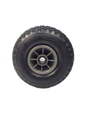 Ruota DI Carrello a mano GONFIATA DIAMETRO 260 MM ASSE 20 MM S2700P (PNEU 3.00-4)