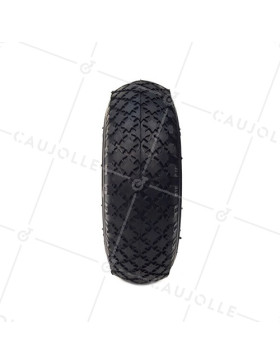 Ruota DI Carrello a mano GONFIATA DIAMETRO 260 MM ASSE 20 MM S2700P (PNEU 3.00-4)