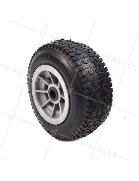 Ruota GONFIATA A CRAMPONI DIAMETRO 310 MM CARICO 200KG ASSE 25 MM - Ruota DUMPER 13x5.00-6 R25/90 • Caujolle