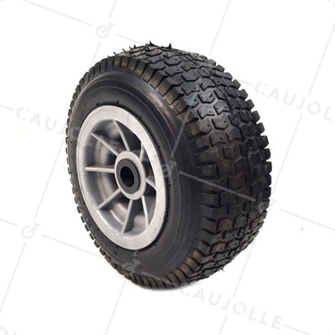 Ruota GONFIATA A CRAMPONI DIAMETRO 310 MM CARICO 200KG ASSE 25 MM - Ruota DUMPER 13x5.00-6 R25/90 • Caujolle