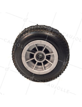 Ruota GONFIATA A CRAMPONI DIAMETRO 305 MM ASSE 25 MM DUMPER 13X5