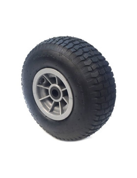 Ruota GONFIATA A CRAMPONI DIAMETRO 345 MM ASSE 25MM DUMPER 15X6