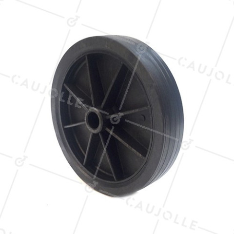 Ruota DI MANUTENZIONE PVC DIAMETRO 200 MM CARICO 100 KG ASSE 20 MM - S2000PVCA20 • Caujolle