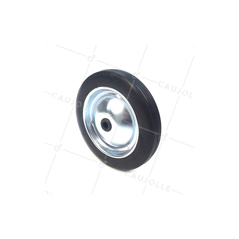Ruota DI BICICLETTINA IN GOMMA DIAMETRO 182 MM CARICO 30KG ASSE 12 MM - S7200182