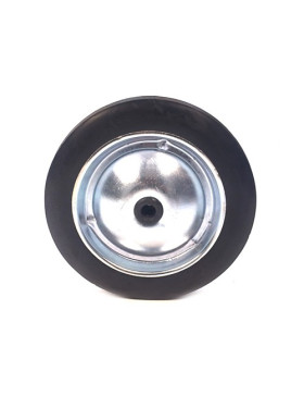 Ruota DI BICICLETTINA IN GOMMA DIAMETRO 182 MM CARICO 30KG ASSE 12 MM - S7200182