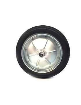 Ruota di carriola INDESTRUTTIBILE GOMMA DURA DIAMETRO 360 MM ASSE 25 MM S600